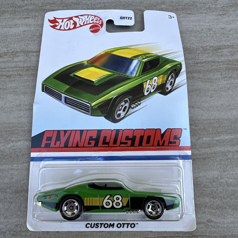 Lot Is For (1) HOT WHEELS 2020 #GRT22 Target Flying Customs Custom Otto green